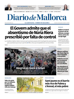 Cover of Diario de Mallorca