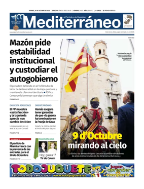 Cover of El Periódico Mediterráneo