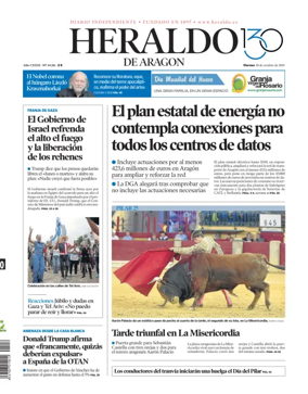 Cover of Heraldo de Aragón