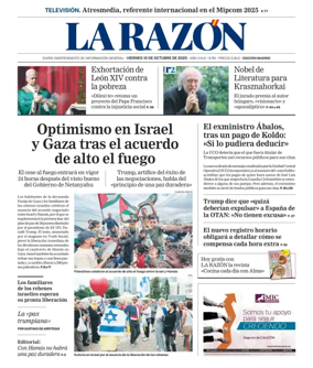 Cover of La Razon (Madrid)