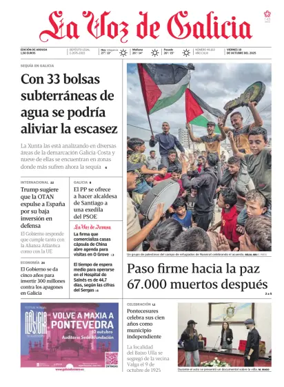 Cover of La Voz de Galicia (Arousa)