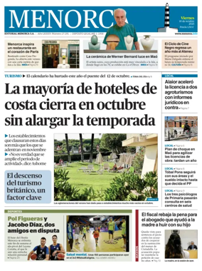 Cover of Menorca Diario Insular