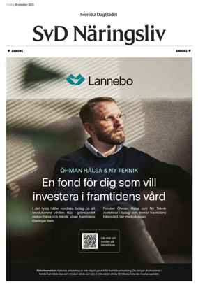 Cover of Svenska Dagbladet