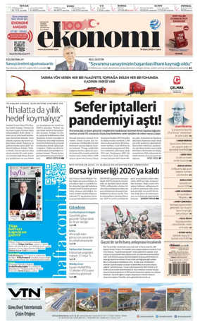 Cover of Dünya Gazetesi