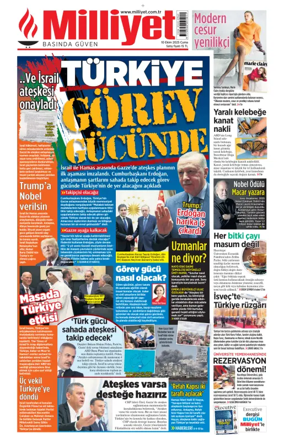 Cover of Milliyet