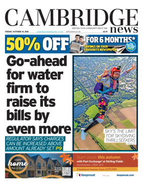 Cover of Cambridge News