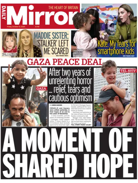 Cover of Daily Mirror