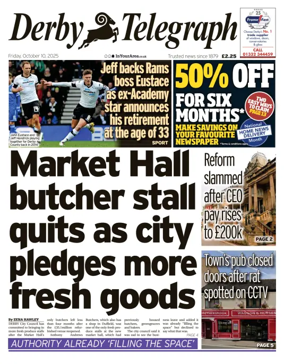 Cover of Derby Telegraph