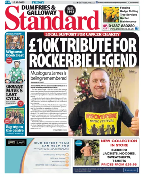 Cover of Dumfries & Galloway Standard