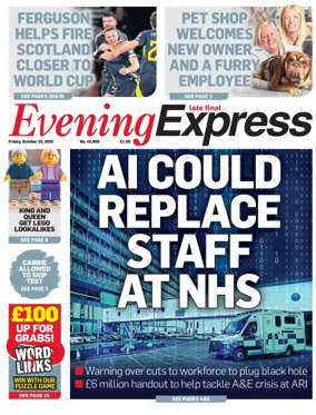 Cover of Evening Express (Extra Edition)