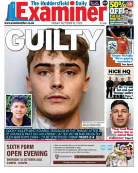 Cover of Huddersfield Daily Examiner