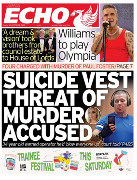 Cover of Liverpool Echo