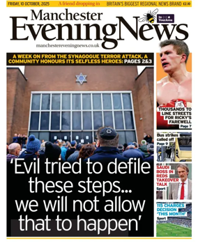 Cover of Manchester Evening News
