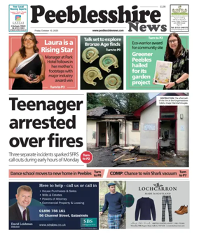 Cover of Peebleshire News