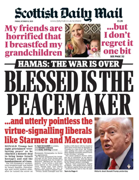 Cover of Scottish Daily Mail