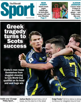 Cover of Herald Sport