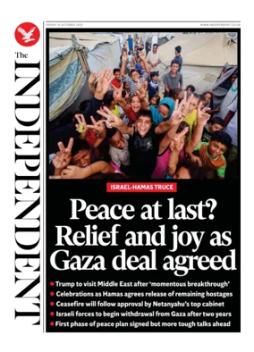 Cover of The Independent