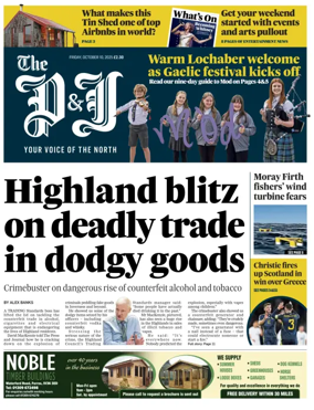 Cover of The Press and Journal (Highlands & Islands)