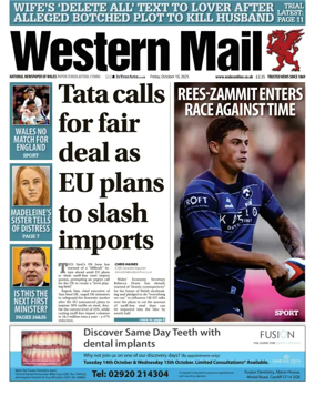 Cover of Western Mail