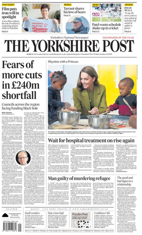 Cover of Yorkshire Post