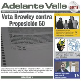 Cover of Adelante Valle