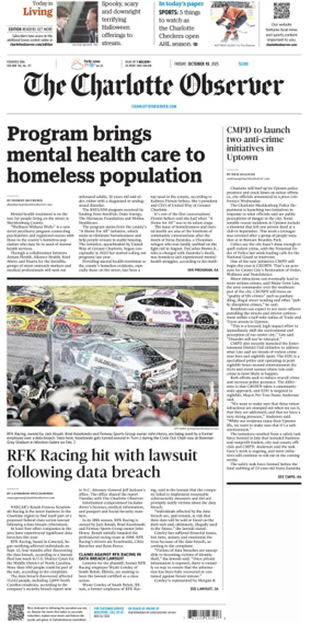 Cover of The Charlotte Observer