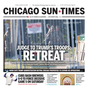 Cover of Chicago Sun-Times