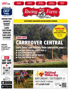 Cover of Daily Racing Form National Digital Edition