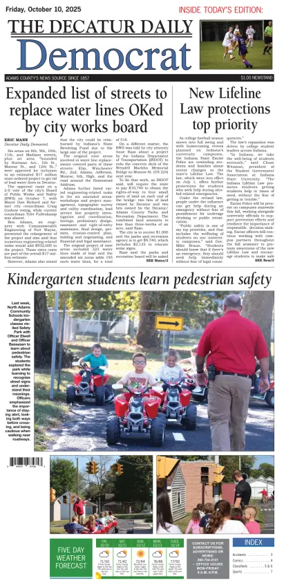 Cover of The Decatur Daily Democrat