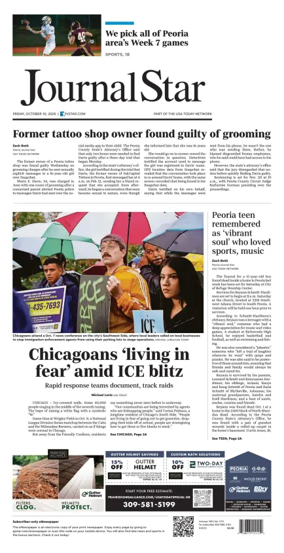 Cover of Journal Star (Peoria)