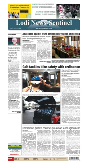 Cover of Lodi News-Sentinel
