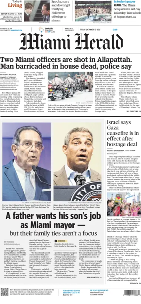 Cover of Miami Herald