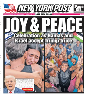 Cover of New York Post