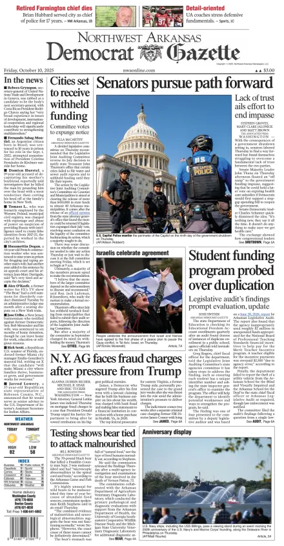 Cover of Northwest Arkansas Democrat-Gazette