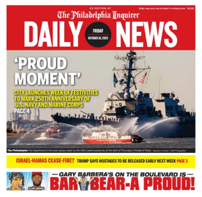Cover of Philadelphia Daily News