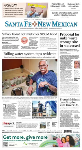 Cover of Santa Fe New Mexican