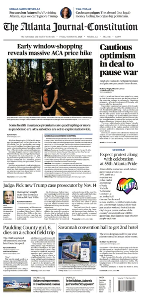 Cover of The Atlanta Journal-Constitution
