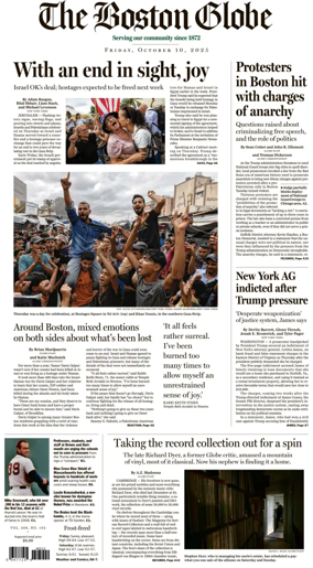 Cover of The Boston Globe