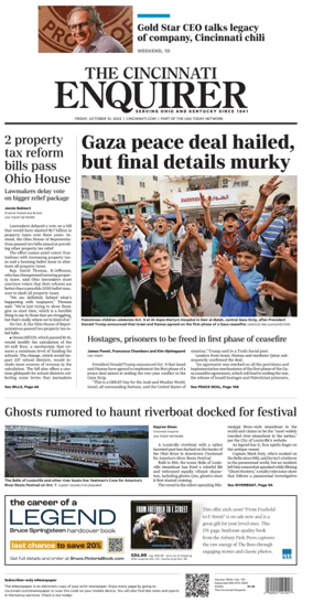 Cover of The Cincinnati Enquirer