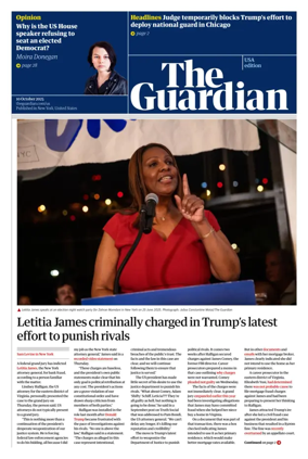Cover of The Guardian (USA)