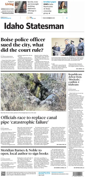 Cover of The Idaho Statesman