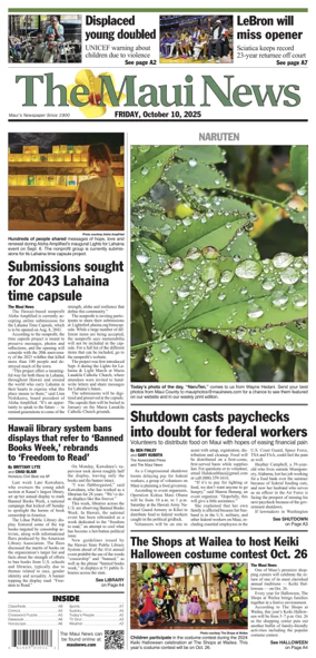 Cover of The Maui News