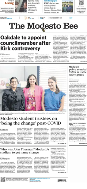 Cover of The Modesto Bee