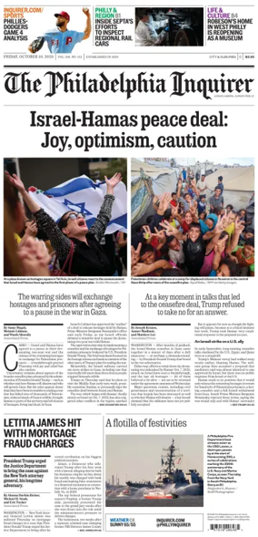 Cover of The Philadelphia Inquirer