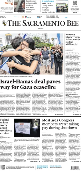 Cover of The Sacramento Bee