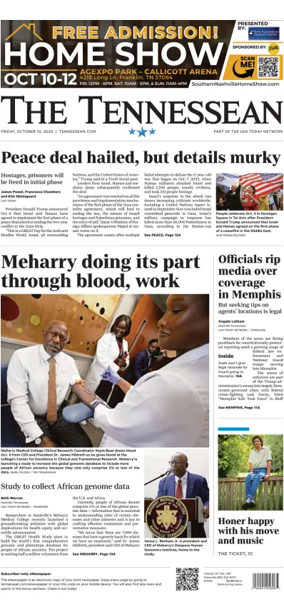 Cover of The Tennessean