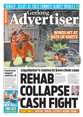 Cover of Geelong Advertiser