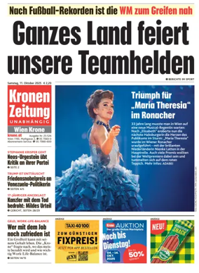 Cover of Kronen Zeitung