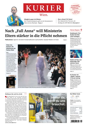 Cover of Kurier (Samstag)