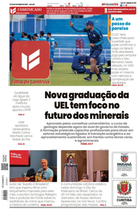 Cover of Folha de Londrina